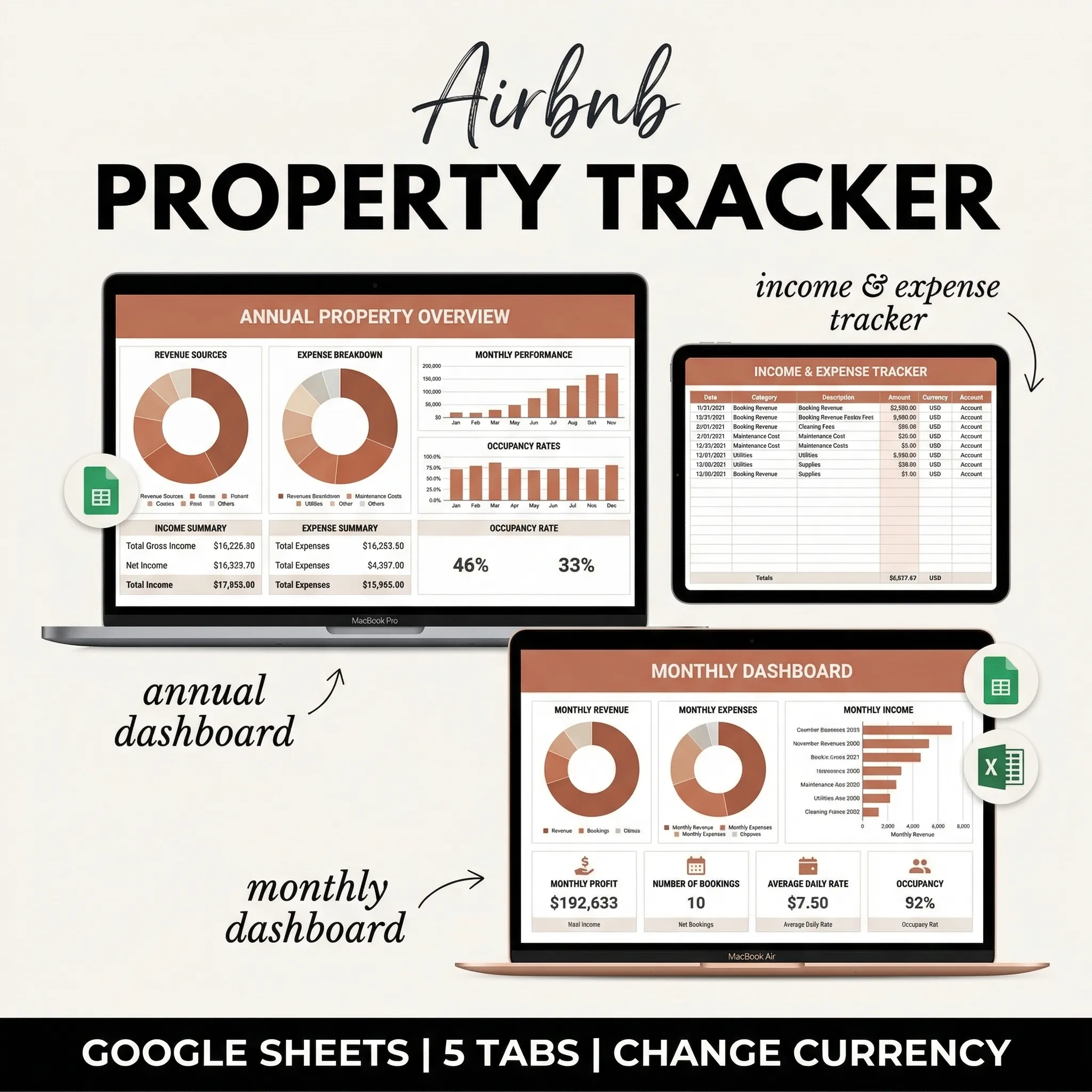 Airbnb Host Bundle: Property tracker