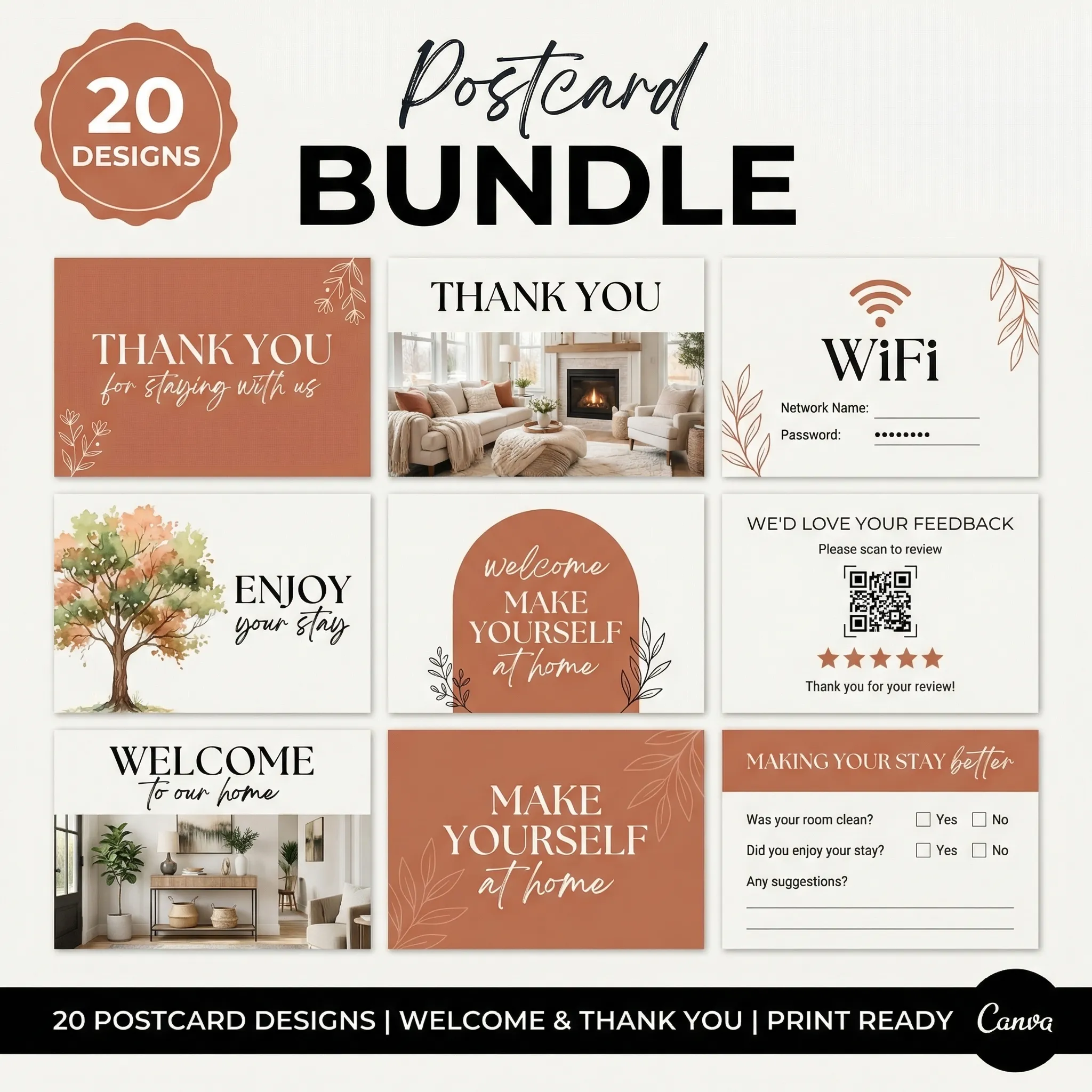 Airbnb Host Bundle: Postcards